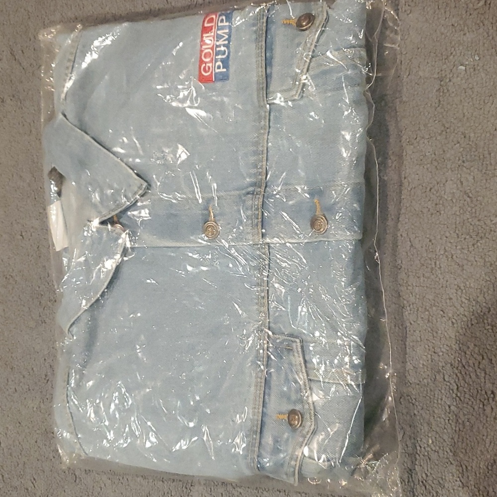 Men's 2X professional Service Goulds pumps Jean jacket new